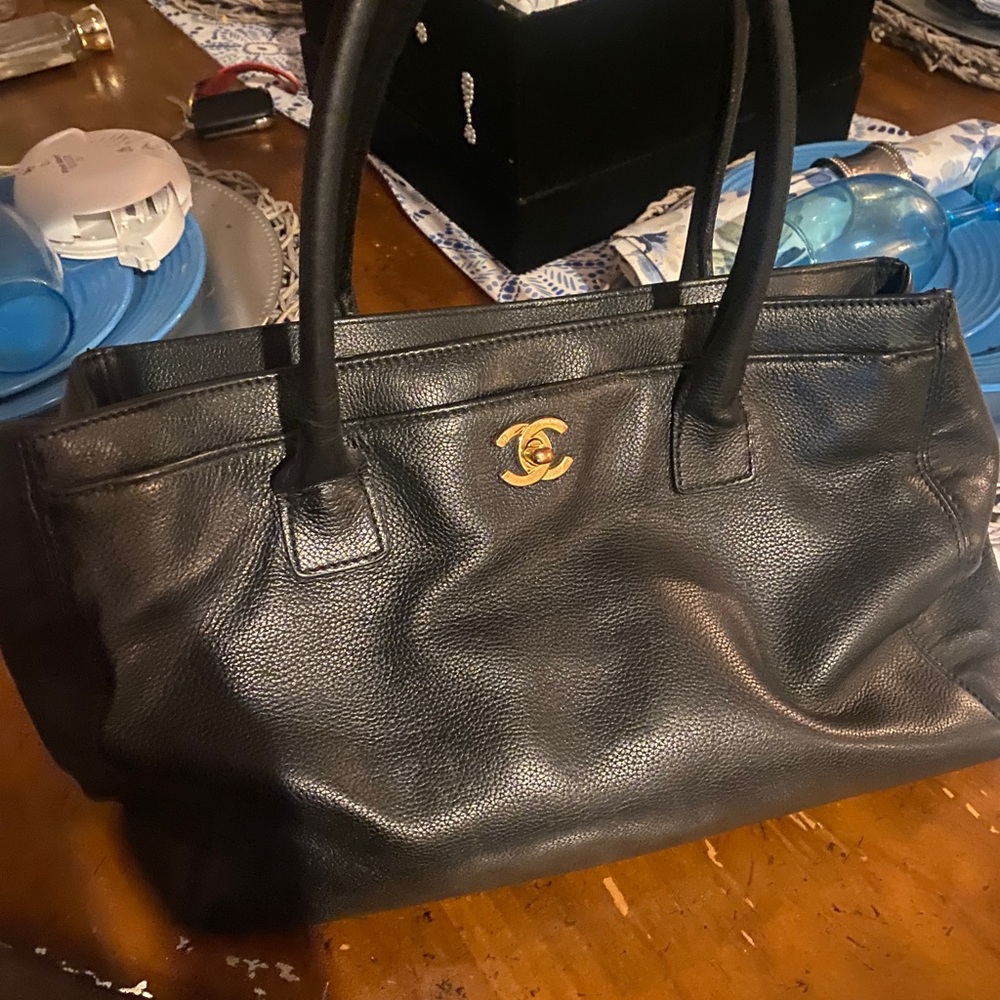 Black Vintage Chanel Handbag